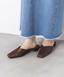 ATELIER BRUGGE | サテンミュールパンプス(パンプス)