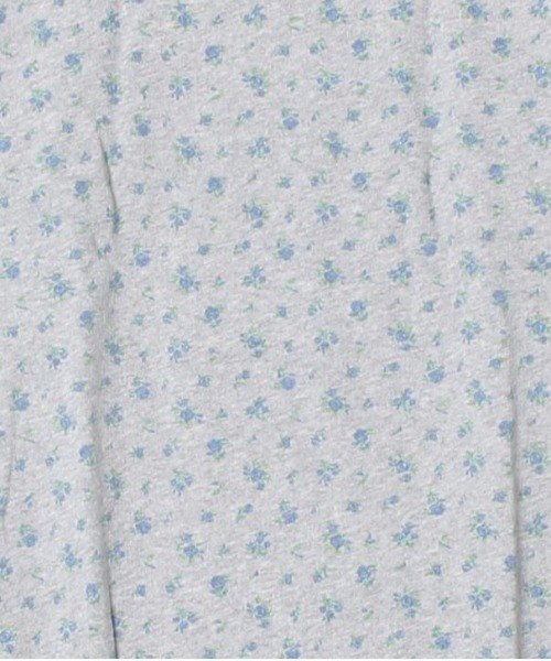 JEMORGAN（ジェーイーモーガン）の「【JEMORGAN / ジェーイーモーガン】小花柄ガーゼ裏毛カットオフクルーネックスウェット / フラワープリント ゆるシルエットプルオーバー（スウェット・レディース・パープル/グレー系その他2/サックスブルー/グレー系その他/ラベンダー・FREE）」の7枚目の写真