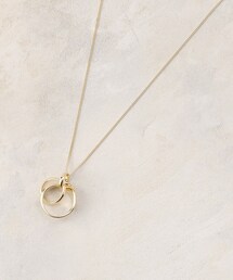 OPAQUE.CLIP | ニュアンスメタルリングネックレス(ネックレス)