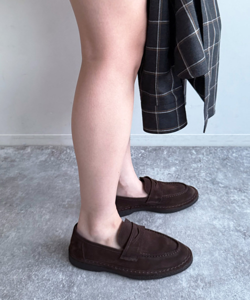 FABIO RUSCONI/ファビオルスコーニ】スエードローファー（その他