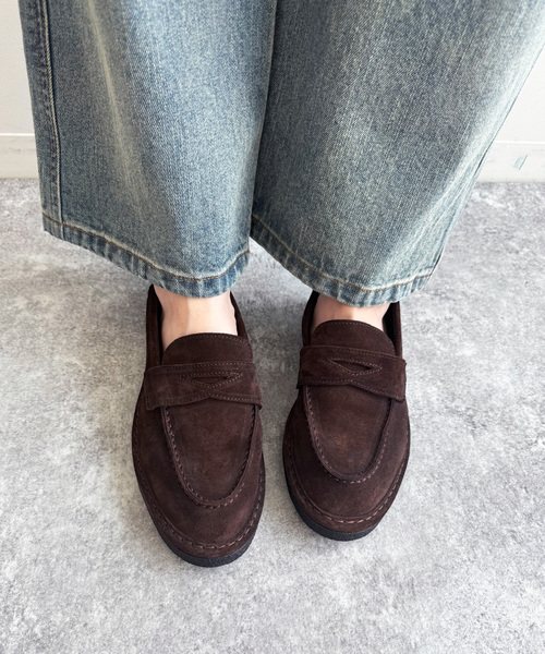 FABIO RUSCONI/ファビオルスコーニ】スエードローファー（その他