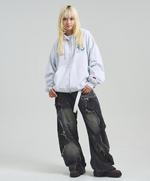 GALLIS ADDICTION(ガリスアディクション)の「GA REPAIR HARD CRUSH DENIM(デニムパンツ・メンズ・インディゴブルー・M/L)」の15枚目の写真