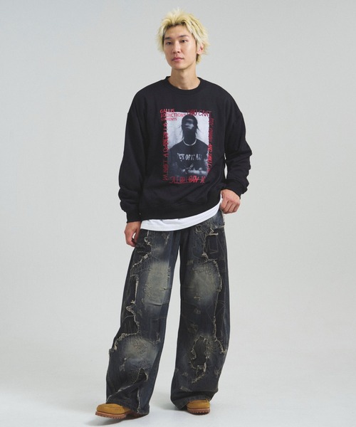 GALLIS ADDICTION(ガリスアディクション)の「GA REPAIR HARD CRUSH DENIM(デニムパンツ・メンズ・インディゴブルー・M/L)」の17枚目の写真