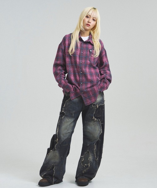 GALLIS ADDICTION(ガリスアディクション)の「GA REPAIR HARD CRUSH DENIM(デニムパンツ・メンズ・インディゴブルー・M/L)」の21枚目の写真