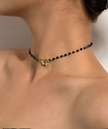 almo（アルモ）の「フラワーモチーフチョーカーネックレス(LEY)（ネックレス）」