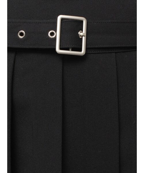 EMODA（エモダ）の「ベルトプリーツスカート（スカート・レディース・ブラック/ブラウン・MEDIUM/SMALL）」の14枚目の写真