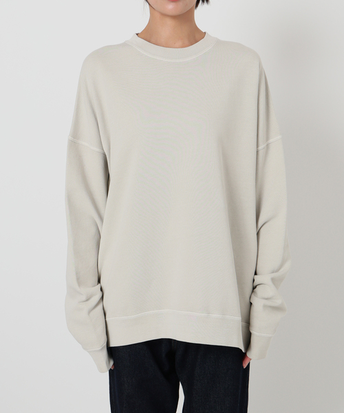 新品　SLOBE IENA ビックシルエットピグメント裏毛プルオーバー ビックシルエットピグメント裏毛プルオーバー | スローブ イエナ