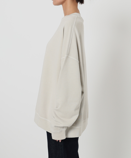 SLOBE IENA ビックシルエットピグメント裏毛プルオーバー ビックシルエットピグメント裏毛プルオーバー | スローブ イエナ