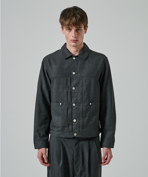 JieDa / Gジャン/1/コットン/IDG/無地/Jie-23S-JK04-B JieDa】OVER G JACKET（その他アウター）｜Jieda（ジエダ）の