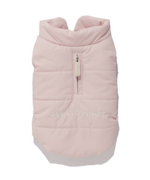 gelato pique（ジェラートピケ）の「【CAT&DOG】中綿ベスト（ペットウェア・レディース・ピンク/チャコールグレー/ベージュ・L/M/S）」の13枚目の写真