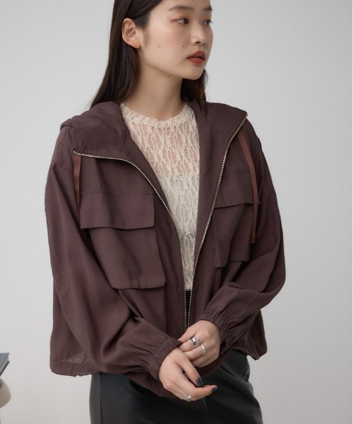 美品★ アウトシームショートブルゾン UN3D.（アンスリード）の「アウトシームショートブルゾン（ブルゾン