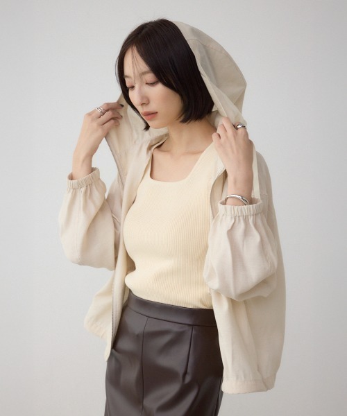 ぷるそ セール】ビッグポケットフーディショートブルゾン（ブルゾン）｜AZUL