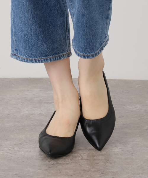 CORSO ROMA 9 / コルソローマノーヴェ ギャザーパンプス（パンプス