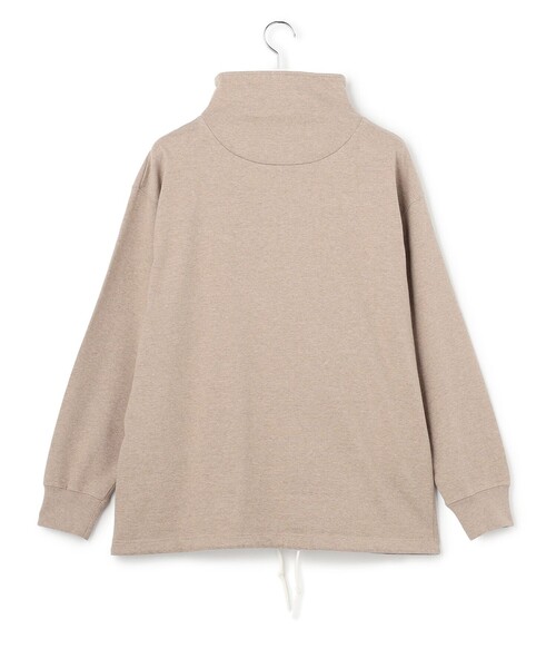 J.PRESS YORK STREET（ジェイプレスヨークストリート）の「【UNISEX】ヘビー天竺ハーフジップ スウェット（Tシャツ/カットソー・メンズ・ワイン系/アイボリー系/ネイビー系・LARGE/MEDIUM/SMALL）」の6枚目の写真