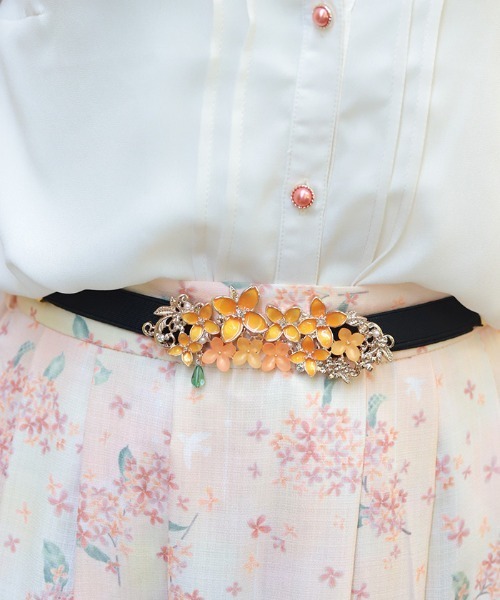 axesfemmePOETIQUE バンビゴムベルト・ゴールドとピンク♤新品 axesfemmePOETIQUE バンビゴムベルト・ゴールドとピンク♤新品