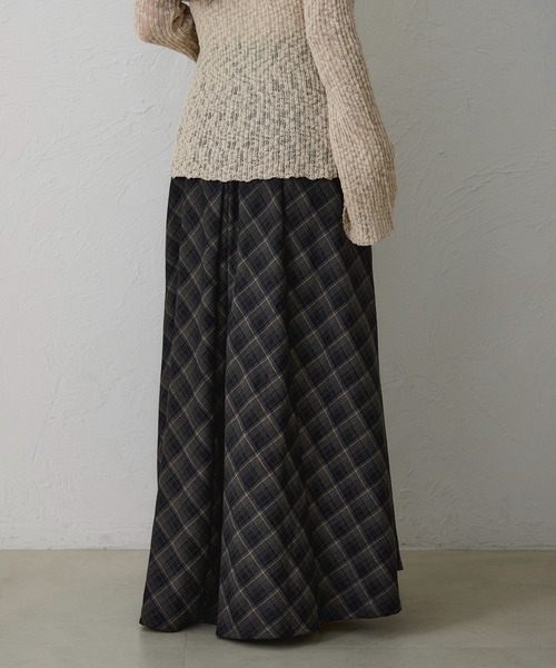 apres jour clair（アプレジュールクレア）の「【apres jour clair】【セットアップ可能】ウエストデザインフレアスカート（スカート・レディース・ブラウン系その他/ライトブラウン/ブラック系その他/ベージュ/レッド系その他・X-LARGE/フリー）」の18枚目の写真