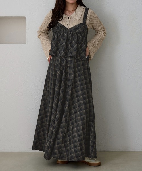 apres jour clair（アプレジュールクレア）の「【apres jour clair】【セットアップ可能】ウエストデザインフレアスカート（スカート・レディース・ブラウン系その他/ライトブラウン/ブラック系その他/ベージュ/レッド系その他・X-LARGE/フリー）」の20枚目の写真