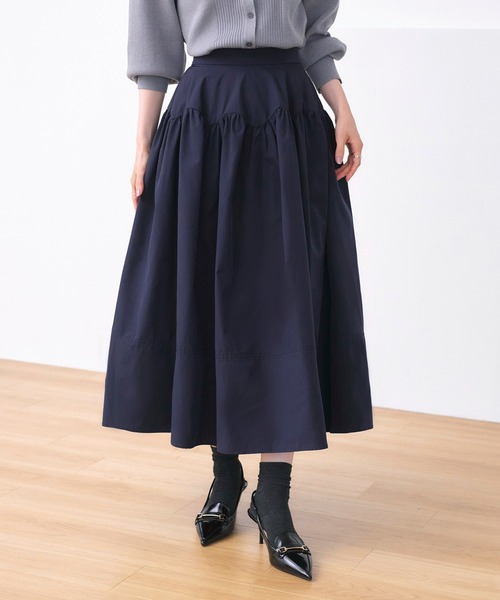 洗える ｜ バブル フレア スカート ｜ レディース ロングスカート