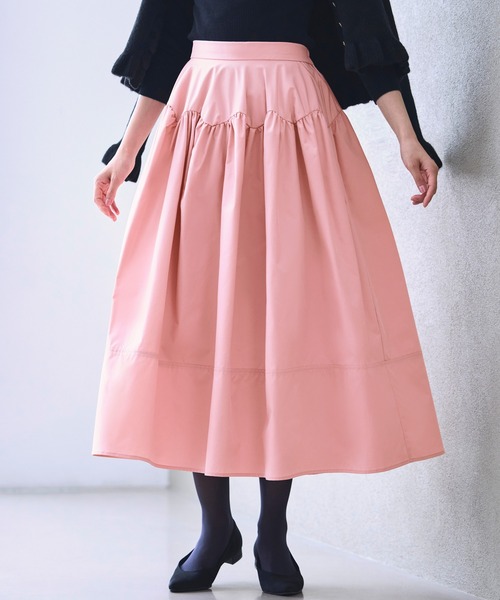 洗える ｜ バブル フレア スカート ｜ レディース ロングスカート