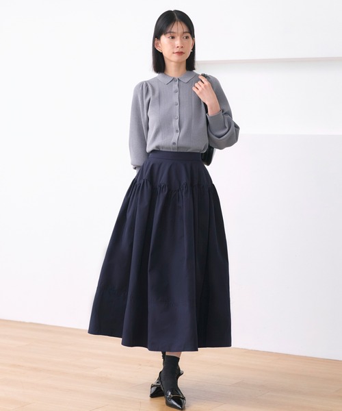 洗える ｜ バブル フレア スカート ｜ レディース ロングスカート