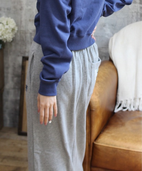 DISCUS ATHLETIC（ディスカス　アスレチック）の「【DISCUS ATHLETIC/ディスカス アスレチック】裏毛ナロースカート（スカート・レディース・グリーン/ブラック/ブルー/杢グレー・MEDIUM/LARGE）」の17枚目の写真