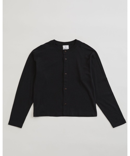 THE SHINZONE（ザ　シンゾーン）の「THE SHINZONE C/W CREW NECK CARDIGAN 25AMSCU06（カーディガン/ボレロ・レディース・カーキ/オフホワイト/ブラック・FREE）」の2枚目の写真