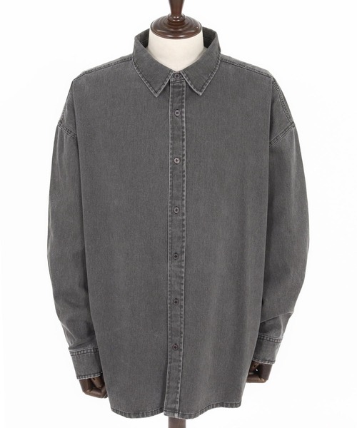 CAMBIO（カンビオ）の「ms6262-Snow Wash Cotton Long Sleeve Shirts シャツ(CMP-252-008)（シャツ/ブラウス・メンズ・パープル/ブラック/ブラウン・S/M/L）」の21枚目の写真