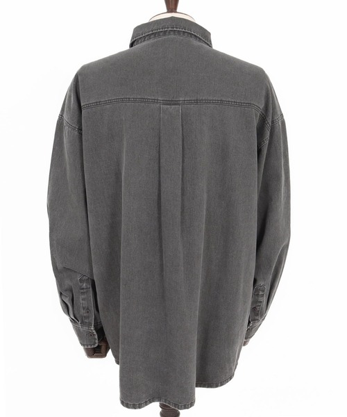 CAMBIO（カンビオ）の「ms6262-Snow Wash Cotton Long Sleeve Shirts シャツ(CMP-252-008)（シャツ/ブラウス・メンズ・パープル/ブラック/ブラウン・S/M/L）」の22枚目の写真