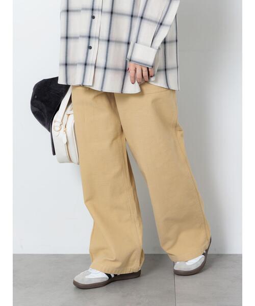 Lugnoncure(ルノンキュール)の「バックサテンベイカーパンツ《2025autumn catalog item》(その他パンツ・レディース・カーキ/ブラック/ベージュ・M/L)」の7枚目の写真