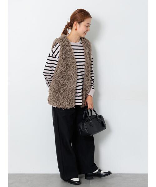 Lugnoncure(ルノンキュール)の「バックサテンベイカーパンツ《2025autumn catalog item》(その他パンツ・レディース・カーキ/ブラック/ベージュ・M/L)」の18枚目の写真