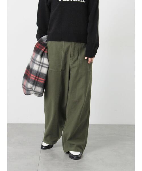 Lugnoncure(ルノンキュール)の「バックサテンベイカーパンツ《2025autumn catalog item》(その他パンツ・レディース・カーキ/ブラック/ベージュ・M/L)」の22枚目の写真