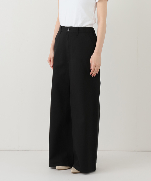 ジャーナルスタンダード レリューム（JOURNAL STANDARD relume）/コットンワイドツイルパンツ セール】コットンワイドツイルパンツ（その他パンツ）｜JOURNAL