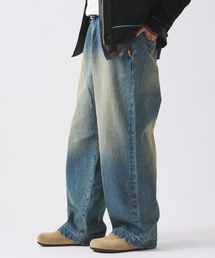 JOURNAL STANDARD relume | ワイドストレート ブラスト デニム スラックス(デニムパンツ)