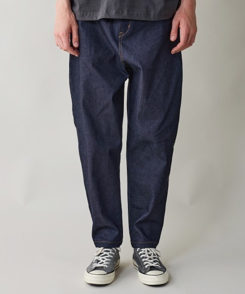 rehacer(レアセル)の「rehacer : Side Pocket Tapered Rigid Denim / サイドポケットリジッドデニム(デニムパンツ・メンズ・インディゴブルー・LARGE/MEDIUM/SMALL)」の9枚目の写真
