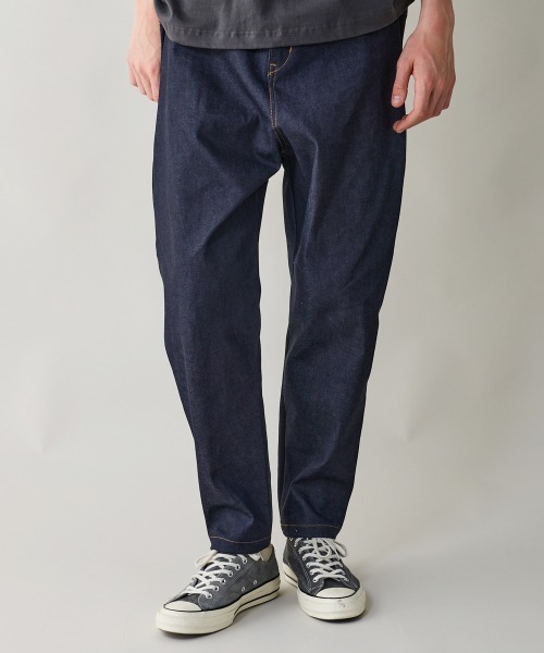 rehacer(レアセル)の「rehacer : Side Pocket Tapered Rigid Denim / サイドポケットリジッドデニム(デニムパンツ・メンズ・インディゴブルー・LARGE/MEDIUM/SMALL)」の10枚目の写真
