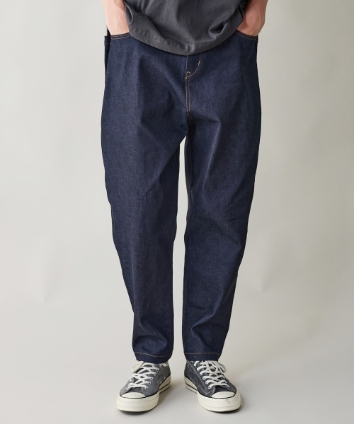 rehacer(レアセル)の「rehacer : Side Pocket Tapered Rigid Denim / サイドポケットリジッドデニム(デニムパンツ・メンズ・インディゴブルー・LARGE/MEDIUM/SMALL)」の11枚目の写真