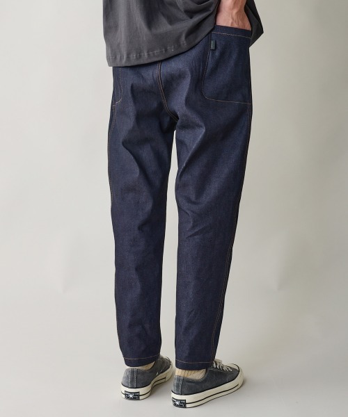 rehacer(レアセル)の「rehacer : Side Pocket Tapered Rigid Denim / サイドポケットリジッドデニム(デニムパンツ・メンズ・インディゴブルー・LARGE/MEDIUM/SMALL)」の12枚目の写真