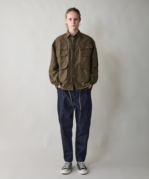 rehacer(レアセル)の「rehacer : Side Pocket Tapered Rigid Denim / サイドポケットリジッドデニム(デニムパンツ・メンズ・インディゴブルー・LARGE/MEDIUM/SMALL)」の20枚目の写真