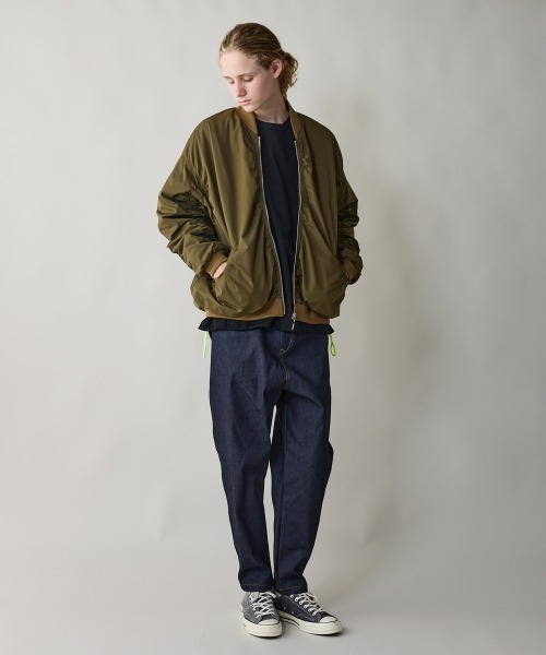 rehacer(レアセル)の「rehacer : Side Pocket Tapered Rigid Denim / サイドポケットリジッドデニム(デニムパンツ・メンズ・インディゴブルー・LARGE/MEDIUM/SMALL)」の21枚目の写真