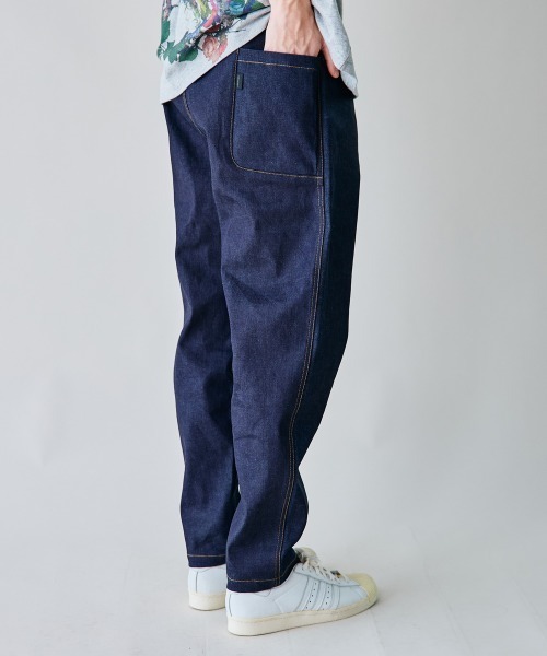 rehacer(レアセル)の「rehacer : Side Pocket Tapered Rigid Denim / サイドポケットリジッドデニム(デニムパンツ・メンズ・インディゴブルー・LARGE/MEDIUM/SMALL)」の6枚目の写真