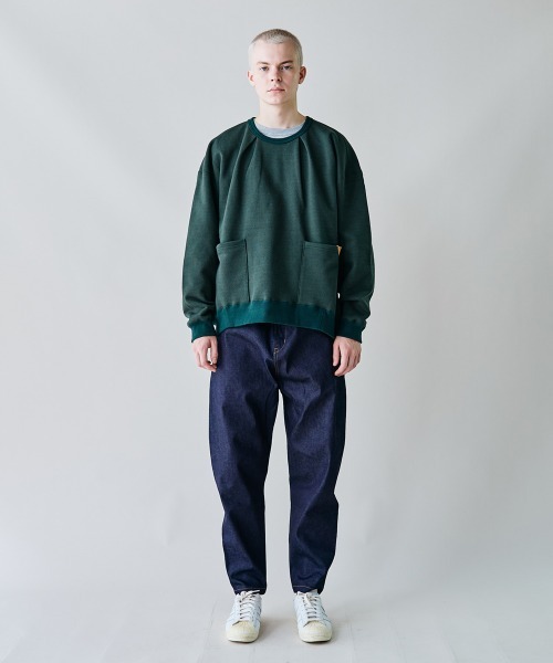 rehacer(レアセル)の「rehacer : Side Pocket Tapered Rigid Denim / サイドポケットリジッドデニム(デニムパンツ・メンズ・インディゴブルー・LARGE/MEDIUM/SMALL)」の13枚目の写真