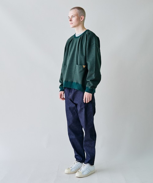 rehacer(レアセル)の「rehacer : Side Pocket Tapered Rigid Denim / サイドポケットリジッドデニム(デニムパンツ・メンズ・インディゴブルー・LARGE/MEDIUM/SMALL)」の14枚目の写真