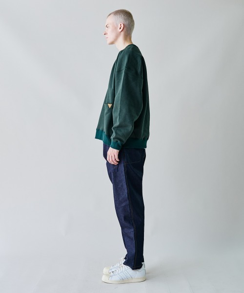 rehacer(レアセル)の「rehacer : Side Pocket Tapered Rigid Denim / サイドポケットリジッドデニム(デニムパンツ・メンズ・インディゴブルー・LARGE/MEDIUM/SMALL)」の15枚目の写真