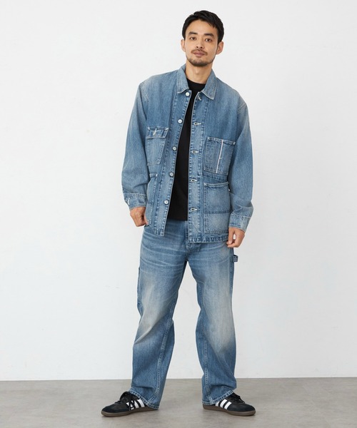 EDWIN(エドウィン)の「EDWIN エドウィン 505 カバーオール デニムジャケット セットアップ セルビッジ(デニムジャケット・メンズ・ブルー/ブラック系その他・SMALL/MEDIUM/X-LARGE/LARGE)」の15枚目の写真