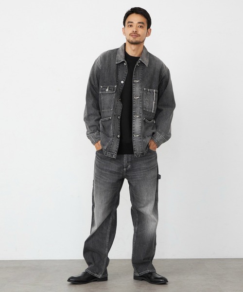 archive EDWIN エドウィン デニムジャケット パンツ セットアップ WEB限定】EDWIN デニムジャケット トラッカージャケット セットアップ