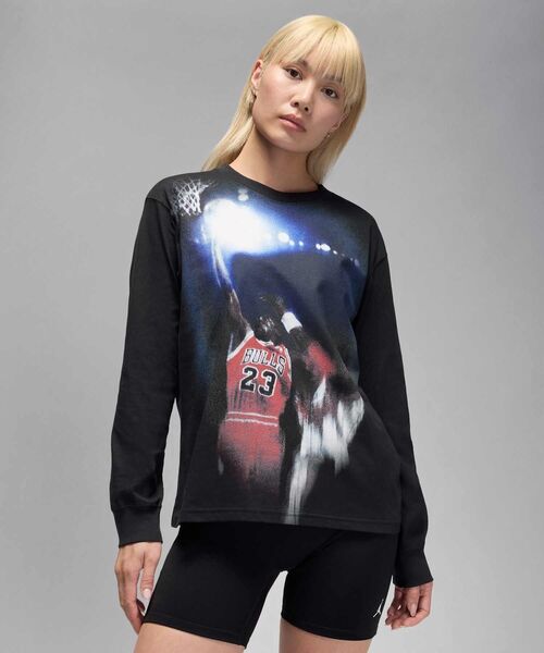 セール】ジョーダン スポーツ ウィメンズ ロングスリーブ Tシャツ