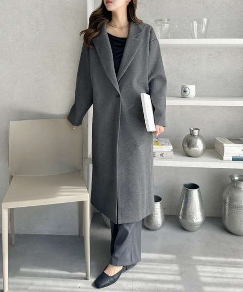 Ada.（エイダ）の「ダブルチェスター ロングコート（チェスターコート