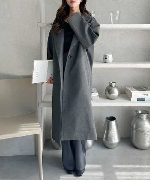 セール】ダブルチェスター ロングコート（チェスターコート）｜Ada