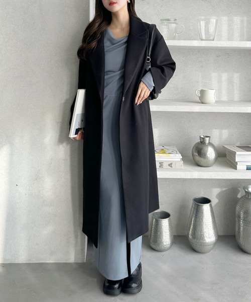 セール】ダブルチェスター ロングコート（チェスターコート）｜Ada