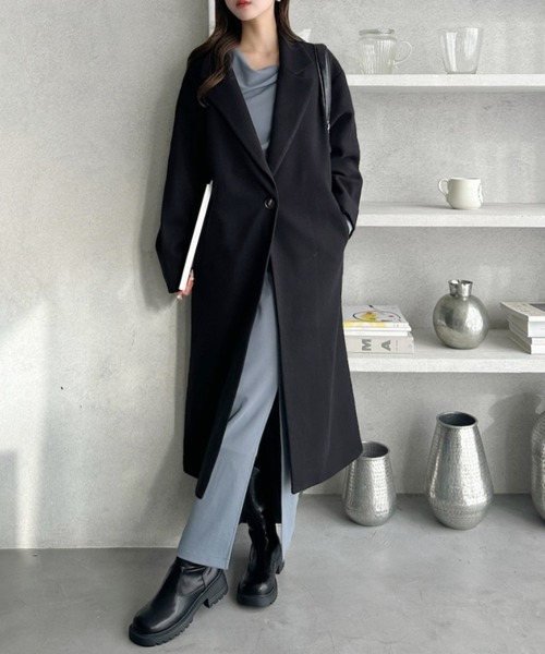 セール】ダブルチェスター ロングコート（チェスターコート）｜Ada